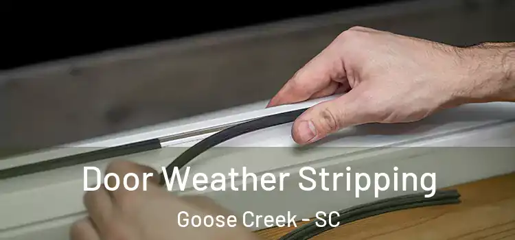Door Weather Stripping Goose Creek - SC