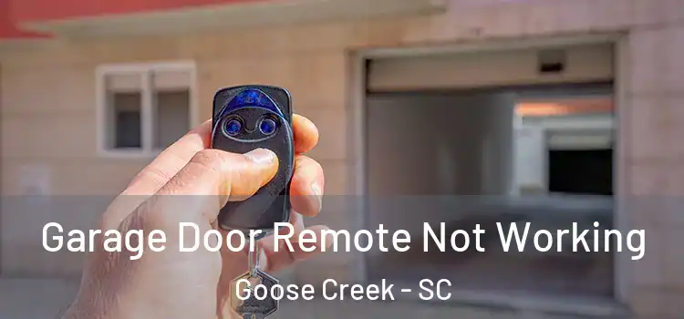  Garage Door Remote Not Working Goose Creek - SC